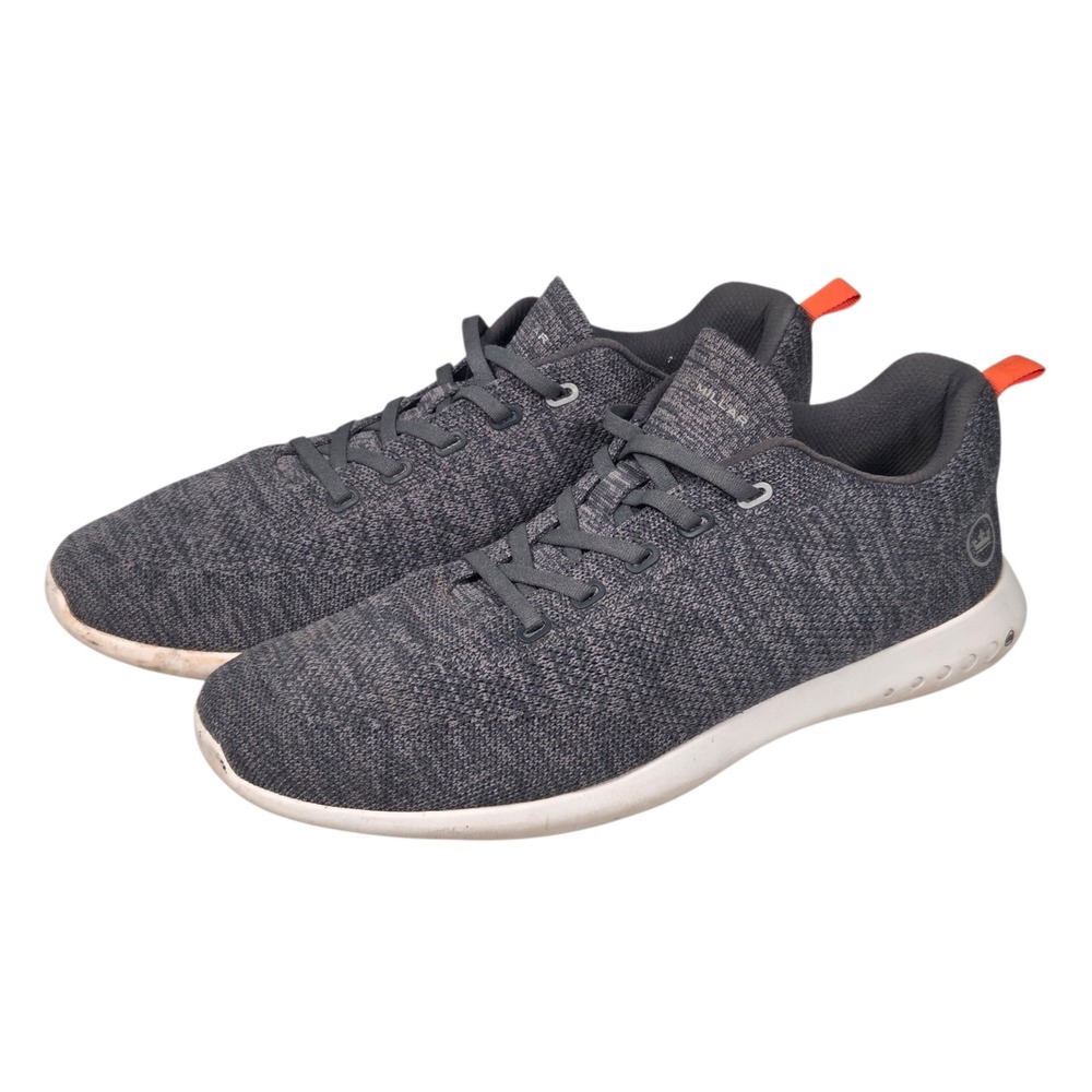 Peter Millar Apollo Knit Sneaker Mens 12 Gray‎ Lace Up Low Top Walking Shoes